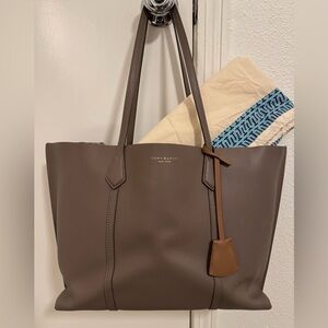 Tory Burch Taupe Leather Tote